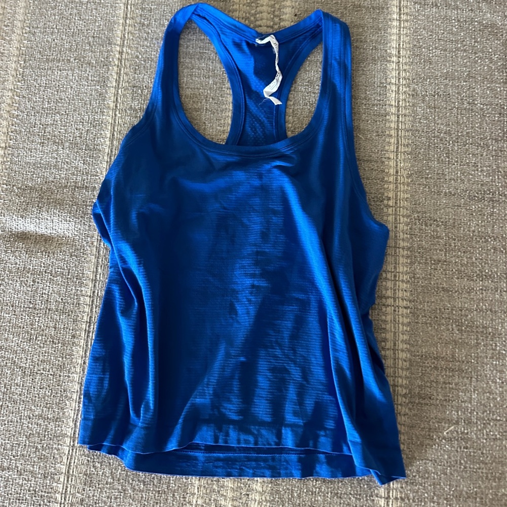 lululemon athletica Vibrant Blue Tank Top